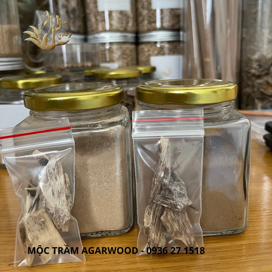 [Premium] Natural Agarwood Powder – Vietnamese Oud Powder for Incense, Home Fragrance &amp; Incense Making